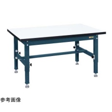 【TKT5-157CHM】中量高さ調整作業台(TKT5/耐荷重400kg/メラミン天板)ダークグレー 1500×750mm TKT5-157CHM
