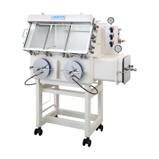 【AUN-800L】ステンレス製バキューム型グローブボックス 800×600×650mm AUN-800L
