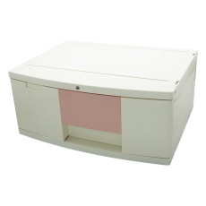 【302H】トレイBOX(鍵付) A3用ピンク 470×360×205mm 302H
