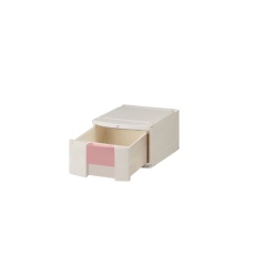 【402H】トレイBOX(鍵付) A4用ピンク 290×360×205mm 402H
