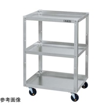 【SPF-03DJAL】アルミスペシャルワゴン 導電ゴム車 400×450mm SPF-03DJAL
