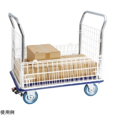 【NK307NC-ST】ナイロンコート金網台車 NK307NC-ST