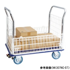 【NK307NC】ナイロンコート金網台車 NK307NC