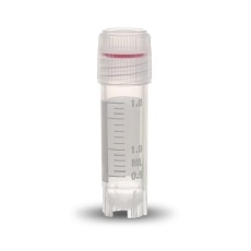 【T308-2A】クライオバイアル Oリングシールタイプ 2mL 外ネジ・自立型 1箱(100個×10袋入)T308-2A
