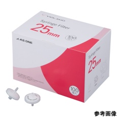 【PTFEG-025S045O】ビオラモ2層構造シリンジフィルター疎水性PTFE 直径25mm 孔径0.45μm PTFEG-025S045O 100個/箱