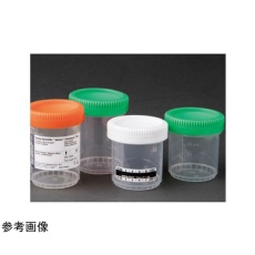 【90WHT53-1000】Clicktainer バイアル タブ付きラベル 90mL 白 滅菌済 1箱(100個×3パック入) 90WHT53-1000