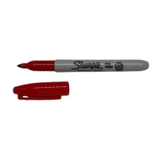 【PEN-23IR】Sharpie滅菌ラボマーカー 赤 キャップ式 4本入 PEN-23IR