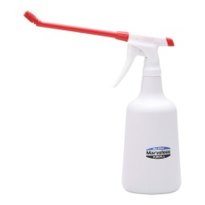 【No.4558-33】マーベラス(アルカリ系耐用スプレーボトル)レッド 18cm角度ロングノズル 1000mL No.4558-33
