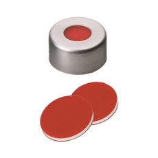 【11030196】PTFE/Si/PTFEセプタム付き Cr-Cap 100個入 11030196