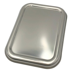 【4-6285-04】ステンレス深型組バットM0号用フタ(酸洗浄済) 132×96mm