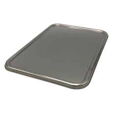 【4-6285-12】ステンレス深型組バット8号用フタ(酸洗浄済) 356×250mm