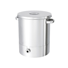 【KTT-ST-635】底部勾配型ステンレス容器 ヒラ蓋付 300L KTT-ST-635