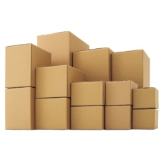 【61-318-1-29】ダンボールケース 34.4×28.7×21.1(16.1)cm 入数30枚 61-318-1-29