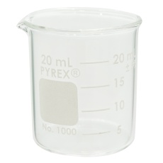 【1000J-20】ビーカー PYREX 20mL 1000J-20