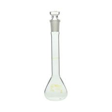 【6-240-22-24】メスフラスコ 透明 10mL スーパーグレード JCSS校正付