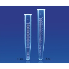 【1388】遠心用チューブ KARTELL・コニカル底/遠心可 15mL ポリメチルペンテン 1388