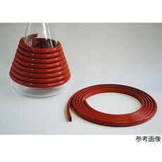 【4-6244-09】カロレックスチューブ 30mm×10m シリコン 赤