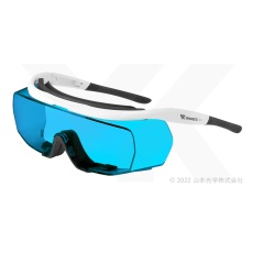 【CE YL-780 MRLD LT】レーザー光吸収メガネ(1/100減衰一部透過)可視光半導体 CE YL-780 MRLD LT