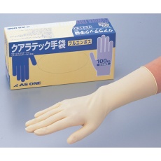 【1-8448-32】クアラテック手袋 フルエンボス(パウダーフリー)M 100枚入