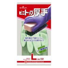 【132-LG】ビニトップ厚手 L グリーン 132-LG 1双