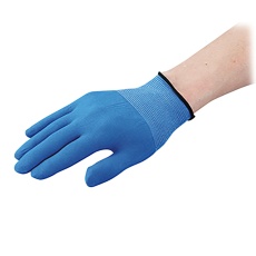 【B0620Blu-M】極薄EXフィット手袋 M ブルー 1袋(20枚入)B0620Blu-M