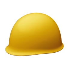 【SC-MBRA-KP-Y】ABS製ヘルメット(KP)イエロー SC-MBRA-KP-Y