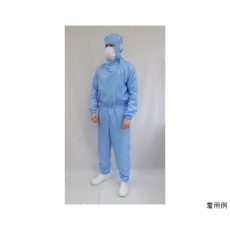 【CJ1336-2】品質と経済性を追求 マスク・フード一体続き服(青)4Lサイズ CJ1336-2