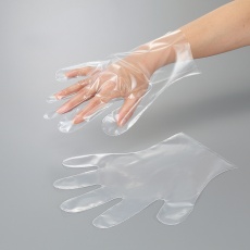 【3-7377-02】AP高純度ポリエチレン手袋 50枚×2袋入