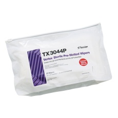 【TX3044P-10】滅菌済みプリウェットワイパー Sterile Vertex 310×310mm 25枚×5袋入 TX3044P-10