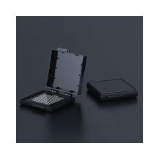 【GC00-16001AS】精密部品搬送ケース ゲルベース 2インチ 黒 フラットFS9 Lタイプ GC00-16001AS 1個