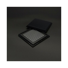 【GC00-16040】精密部品搬送ケース ゲルベース 4インチ 黒 フラットF3 10個入 GC00-16040