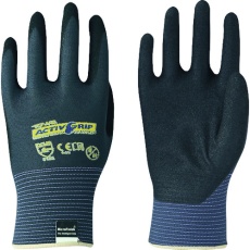 【533-8M】トワロン まとめ買い ニトリル背抜き手袋 アクティブグリップアドバンス 8/M (3双入)
