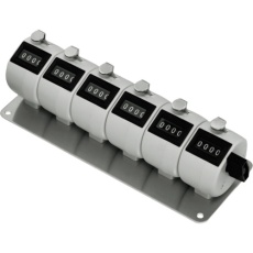 【H-102PM-6】LINE 6連式数取器