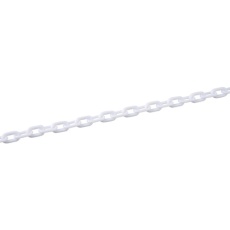 【284011】緑十字 プラスチックチェーン 白 PT-630W 長さ30m 線径6mmΦ ポリエチレン