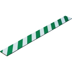 【247042】緑十字 トラ柄クッション 緑/白 TRC-105WG 100×1000mm 厚み5mm 無反射タイプ