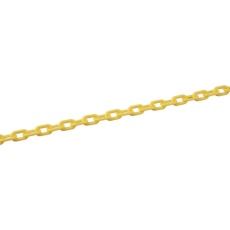【284012】緑十字 プラスチックチェーン 黄 PT-630Y 長さ30m 線径6mmΦ ポリエチレン