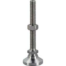 【22590.0656】HALDER レべリングパッド パッド、オネジ付 ボール部 SUS 耐荷重28kN 呼びM12 長さ150