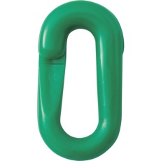【284142】緑十字 プラスチックチェーン用ジョイント 緑 PJ-6G 20×39.5(線径6Φ) 2個組