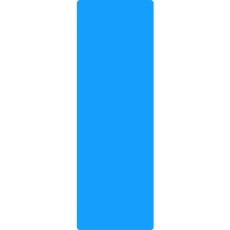 【57225】緑十字 エンビ無地板 青 エンビ-22(青) 360×120×1mm 硬質塩化ビニール