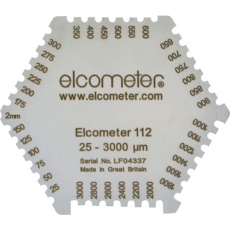 【B112-1B】elcometer 六角形ウェットフィルム膜厚計