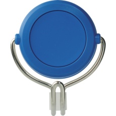 【313016】緑十字 強力マグネットフック(可動式フックタイプ) 青 MG-743BL 48×58mm 耐荷重3kg