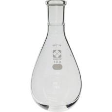 【030120-19100】SIBATA SPCなす形フラスコ SPC-19 100mL