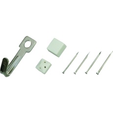 【KBFT-110】光 石膏ボード用フック ニッケルメッキお徳用(12個入)×:個 〇:PK