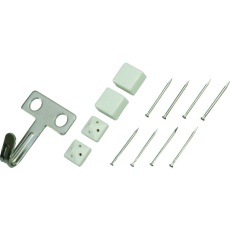 【KBFT-220】光 石膏ボード用フックニッケルメッキお徳用(12個入)×:個 〇:PK