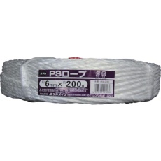 【PS6-200】ユタカメイク ロープ PSロープ 6φ×200m