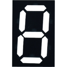 【229003】緑十字 デジタル型数字表示板(マグマック) マグネット切替式 マグマック(小) 110×70mm