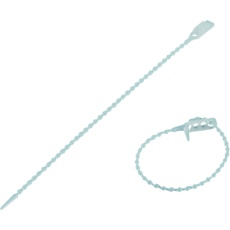 【137380】緑十字 結束バンド(ボールタイ) 金具38 2mmΦ×135mm 100個組 ポリエチレン