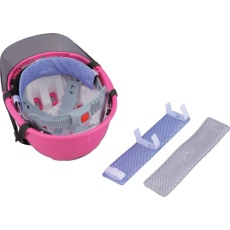 【NO.7161】トーヨーセフティ ヘルメット取付式 アクアデコパッド グレー