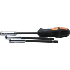 【167C-10(2B)】Ko-ken 差替ナットグリップソケットドライバー 10mm