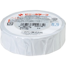 【VT-195】ニチバン ビニールテープ白19mmX10m 1巻